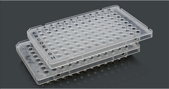 Disposable Clear ABI 96 Pelat PCR yang Dilapisi dengan Baik Polypropylene