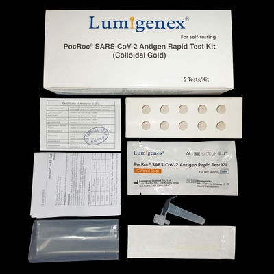 Kit Tes Cepat Antigen SARS-CoV-2 15 menit Penggunaan Usap Hidung di Rumah