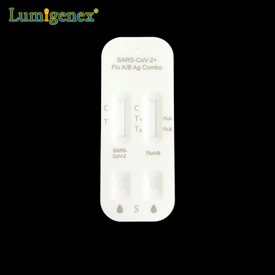SARS-CoV-2 Flu A Flu B Rapid Test Kit Koloid Gold Nasal Swab CE Influenza A