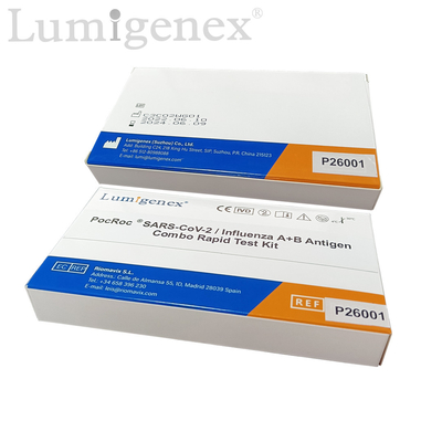 SARS-CoV-2 / Flu A Flu B Rapid Test Kit Koloid Emas Sertifikat CE TGA Register