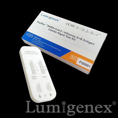 SARS-CoV-2 / Flu A Flu B Rapid Test Kit Koloid Emas Sertifikat CE TGA Register