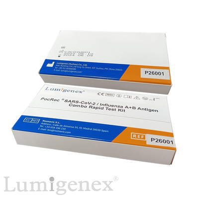 SARS-CoV-2 Flu A Flu B Rapid Test Kit Koloid Gold Nasal Swab CE Influenza A