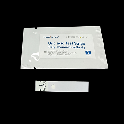 Whole Blood Atau Serum Uric Acid Test Strip Metode Kimia Kering