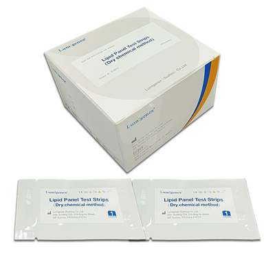 Strip Tes Panel Lipid HDL 2 Menit Dengan Metode Kimia Kering