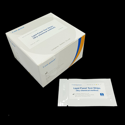 Strip Tes Profil Lipid dengan Metode Kimia Kering Cardiac Disease Monitor bertanda CE
