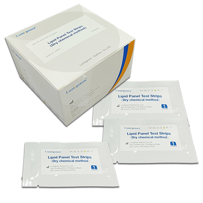 99% Akurasi CE ISO Lipid Panel Test Strip Home Cardiac Disease Test