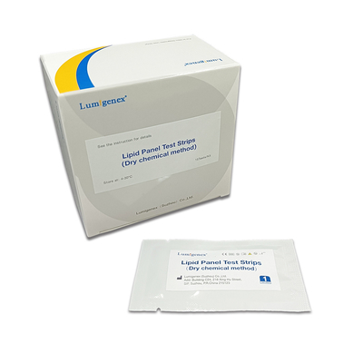 Kotak Penyimpanan Lipid Panel Test Strips Untuk Tes Rapid Test Profesional Dan Rumahan