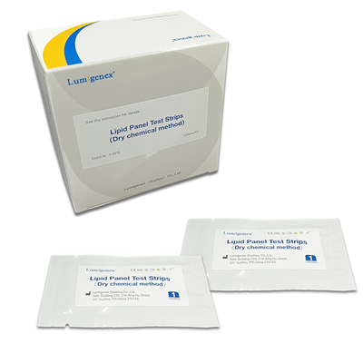 Strip Tes Panel Lipid HDL 2 Menit Dengan Metode Kimia Kering