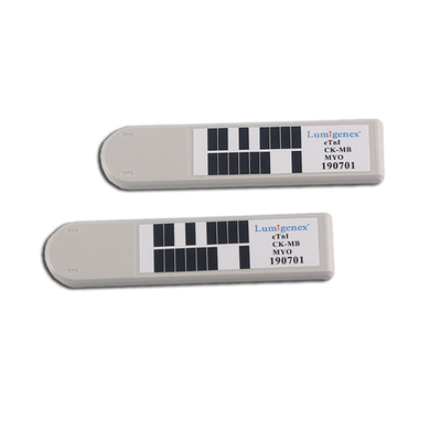 Kit Uji POC, Kit Uji cTnI/CK-MB/Myo TRFIA immunoassay Troponin I / Creatine Kinase Isoenzyme / Myoglobin