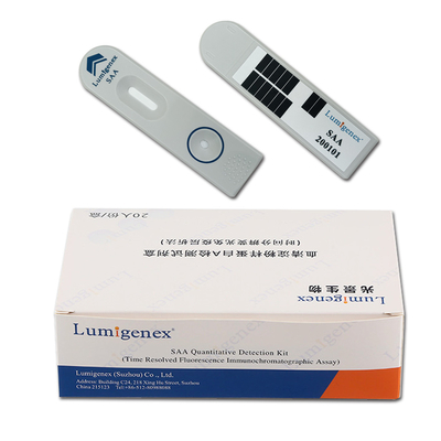 TRFIA Platform Serum Amyloid A（SAA）POC Test Kit Untuk Penyakit Infeksi Medis