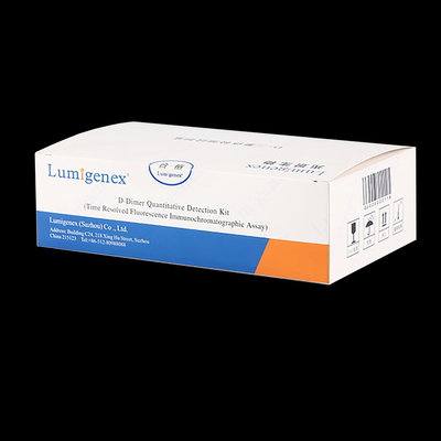 ISO13485 POC Test Kit Whole Blood D-Dimer Dengan Teknologi TRFIA Cardiac Marker