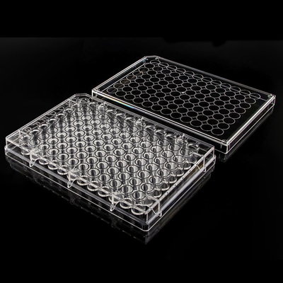 Flat Bottom Gamma Steril 96 Well Elisa Plate Putih / Hitam