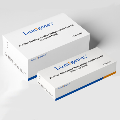 CE Terdaftar Monkeypox Virus Rapid Antigen Test Kit Koloid Emas Akurasi Tinggi