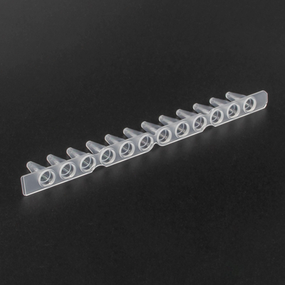 Tabung PCR 8 / 12 Strip 0,2 Ml 0,5 Ml Warna Putih Transparan