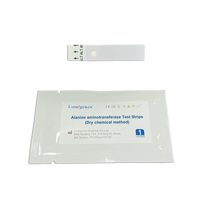 Pengukuran Kuantitatif Alanine Aminotransferase Test Strip Metode Kimia Kering