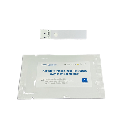 IVD Test Reagent Aspartate transaminase Test Strip Metode Kimia Kering