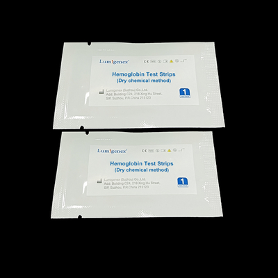 Kesehatan Sel Darah Merah Hemoglobin Test Strip Metode Kimia Kering