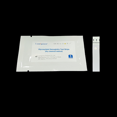 Uji Strip Glikosilasi Hemoglobin HbA1C Dengan Metode Kimia Kering Disetujui CE