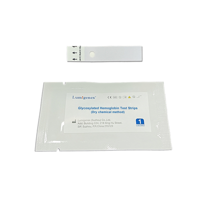 Monitor Kondisi Diabetes Strip Tes Hemoglobin Glikosilasi Metode Kimia Kering