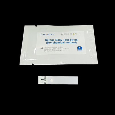 Deteksi Diabetes Keton Body Test Strip Dengan Metode Kimia Kering CE Terdaftar