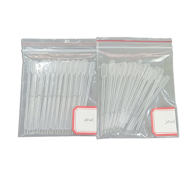 USP Menyetujui Material LDPE Self Wicking Pasteur Capillary Pipette Disposables
