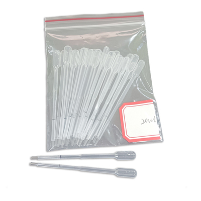 USP Menyetujui Material LDPE Self Wicking Pasteur Capillary Pipette Disposables