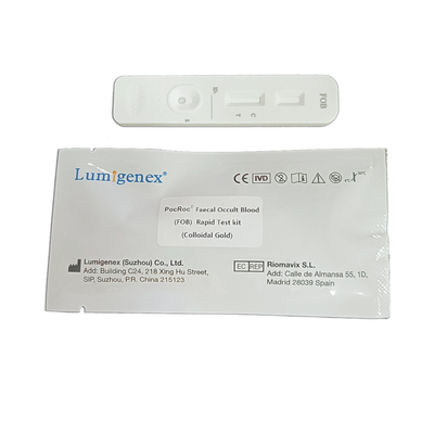 FOB Rapid Test Kit Colloidal Gold Mendiagnosis Pendarahan Gastrointestinal Bersertifikat CE