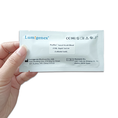 Lumigenex PocRoc FOB Rapid Test Kit Colloidal Gold Bersertifikat CE