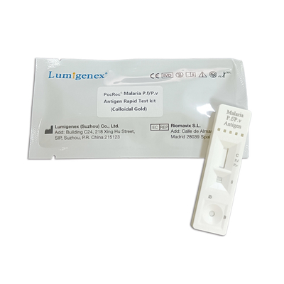 Malaria PF/PV Antigen Rapid Test Kit Colloidal Gold CE Terdaftar