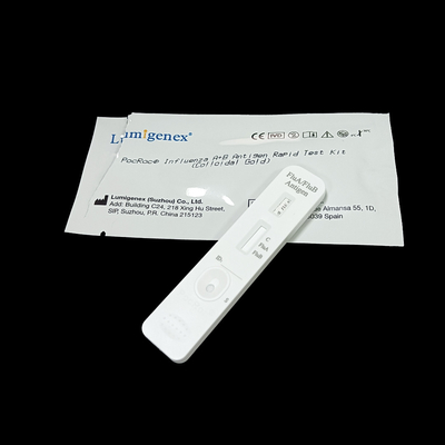 CE Certified Influenza Combo Rapid Test Kit Mendeteksi Flu A Flu B dalam 15 menit