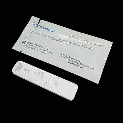 CE Certified Influenza Combo Rapid Test Kit Mendeteksi Flu A Flu B dalam 15 menit