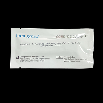 Influenza Rapid Test Flu A Flub IVD Reagen Dengan Metode Emas Koloid CE Disetujui