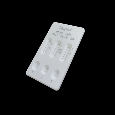 Kit Tes Cepat Kombo SARS-CoV-2 / Influenza A+B / RSV Antigen 3 Volume Sampel Tetes