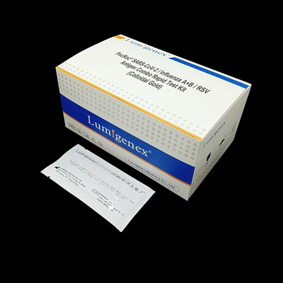 Kit Tes Cepat Kombo SARS-CoV-2 / Influenza A+B / RSV Antigen 3 Volume Sampel Tetes