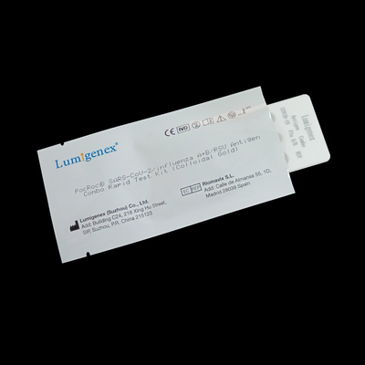 CE / ISO Format Kaset Uji Cepat Antigen Emas Koloid