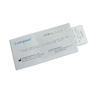 RSV Antigen Combo Rapid Test Kit Deteksi Covid 19 Flu A Flu B Dengan Metode Emas Koloid