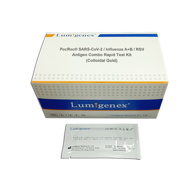 RSV Antigen Combo Rapid Test Kit Deteksi Covid 19 Flu A Flu B Dengan Metode Emas Koloid