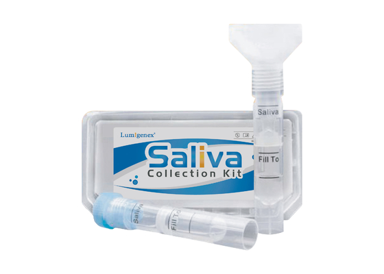 OEM PCR Consumables 2mL Saliva Collection Kit Sekali Pakai Aman Nyaman