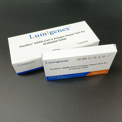 25 Pcs Alat Uji Antigen Cepat, Alat Uji Antigen Rumah Emas Koloid