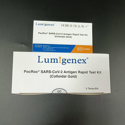 25 Pcs Alat Uji Antigen Cepat, Alat Uji Antigen Rumah Emas Koloid
