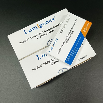 25 Pcs Alat Uji Antigen Cepat, Alat Uji Antigen Rumah Emas Koloid