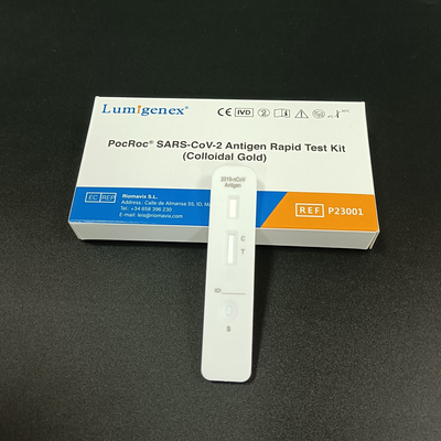 Uji otomatis paket tunggal Kit Tes Cepat Antigen untuk Covid19
