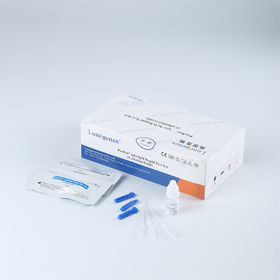 Kit Diagnostik Antibodi Darah Ujung Jari 10μL, CE Rapid Test Kit IgM IgG