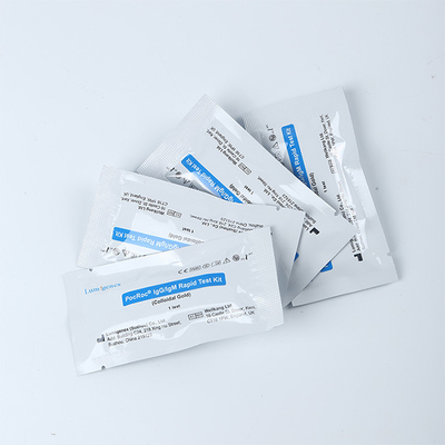 Kit Diagnostik Antibodi Darah Ujung Jari 10μL, CE Rapid Test Kit IgM IgG