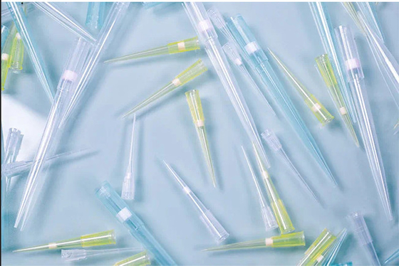 Ujung Pipet Filter Retensi Rendah Laboratorium 300ul DNAse Gratis