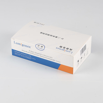 Kit Uji POC ISO13485, Kit Biokimia D-Dimer Darah Utuh