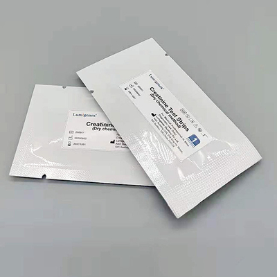 OEM Dry Chemical Creatinine Test Strips CE Disetujui untuk rumah sakit