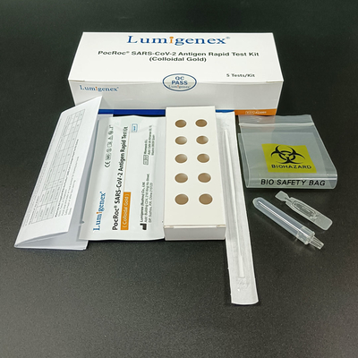 Kit Deteksi Antigen Cepat 20 menit, Set Tes Antigen 25 Pcs