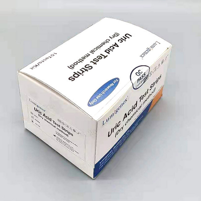 Strip Tes Asam Urat CFDA, 15 Tes/Kotak Strip Tes Urine Asam Urat