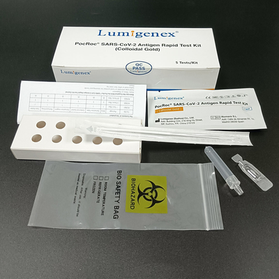 Rumah Plastik 25 Buah Antigen Rapid Test Kit Sensitivitas 93,33%.